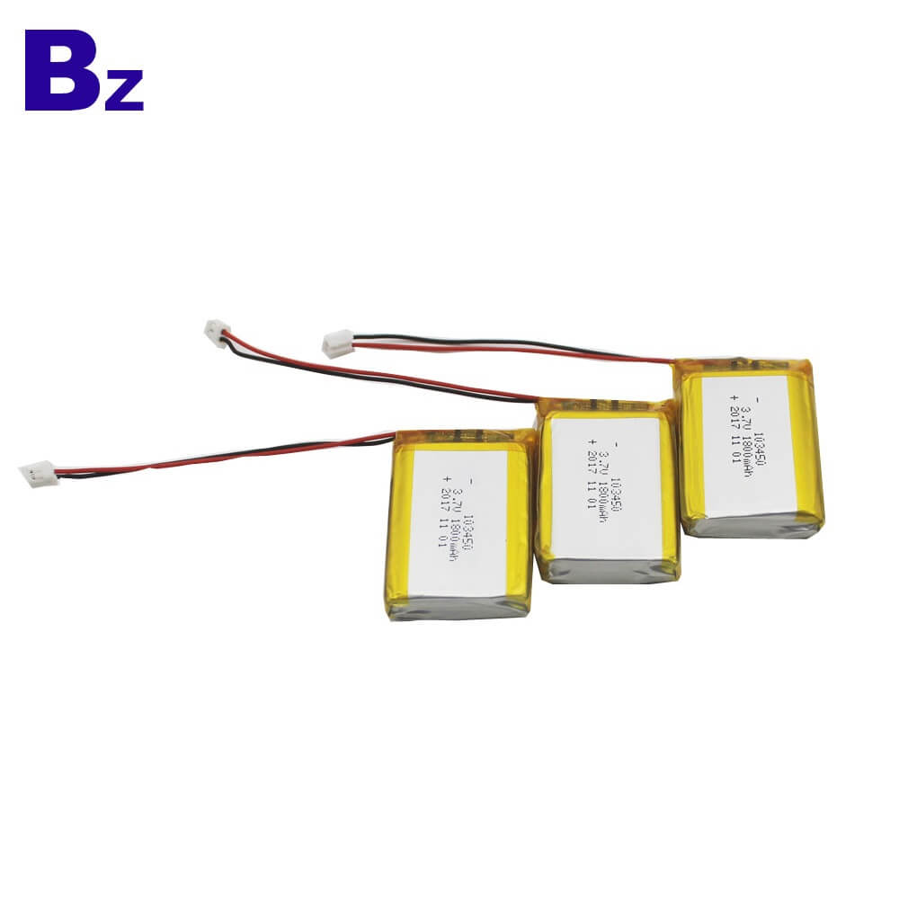 103450 1800mAh 3.7V Lipo Battery