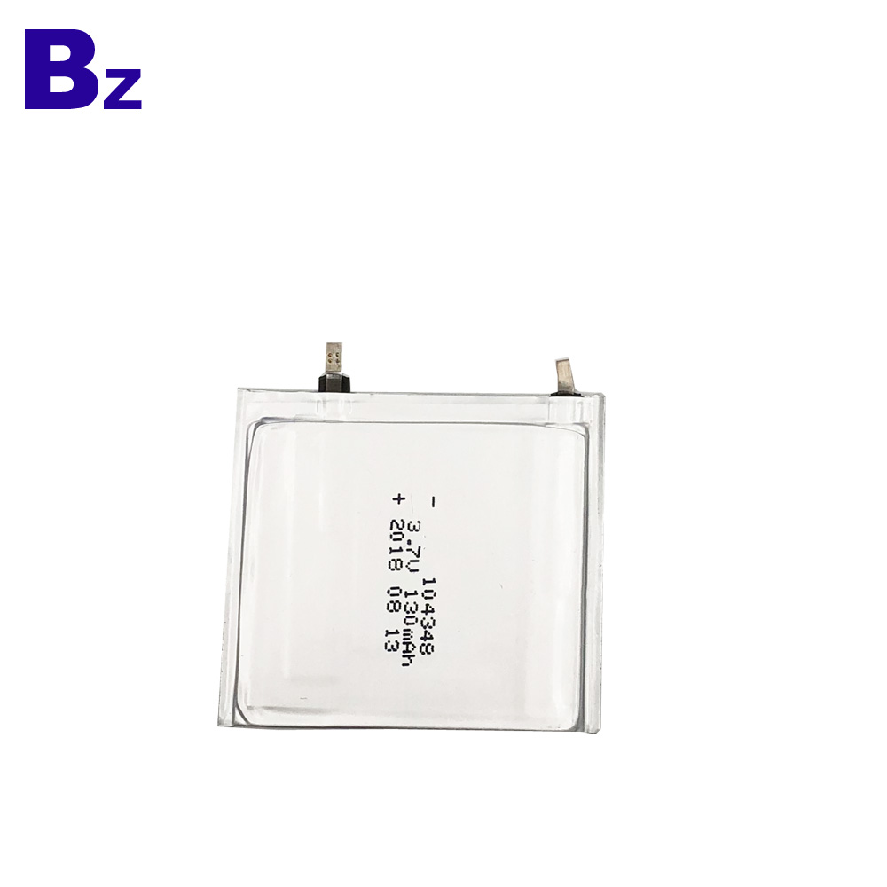BZ 104348 130mAh 3.7V Polymer Li-Ion Battery