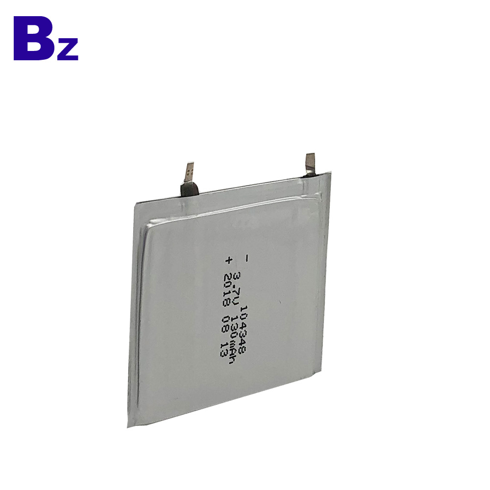 130mAh 3.7V Polymer Li-Ion Battery