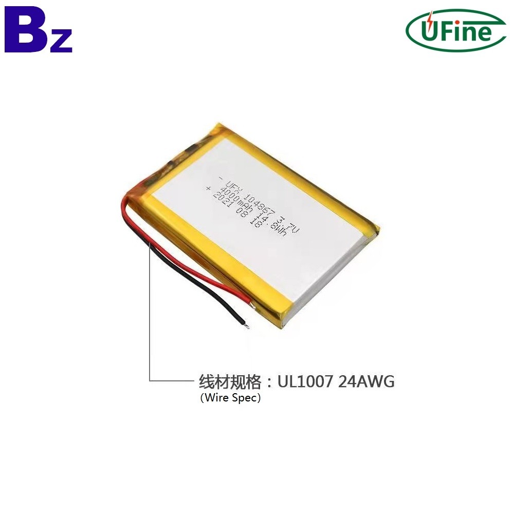 104867 4000mAh 3.7V Lithium Polymer Batteries