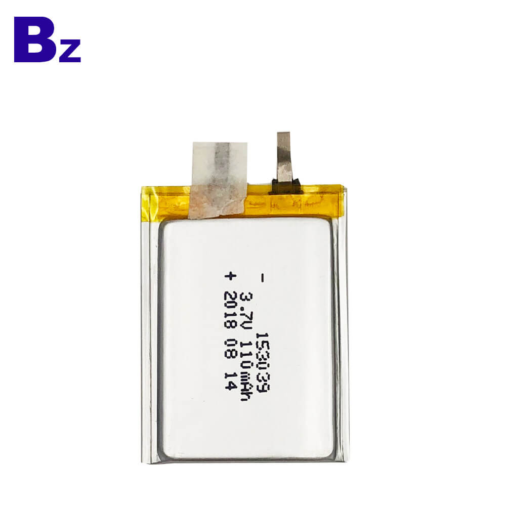 153039 110mAh 3.7V Polymer Li-Ion Battery