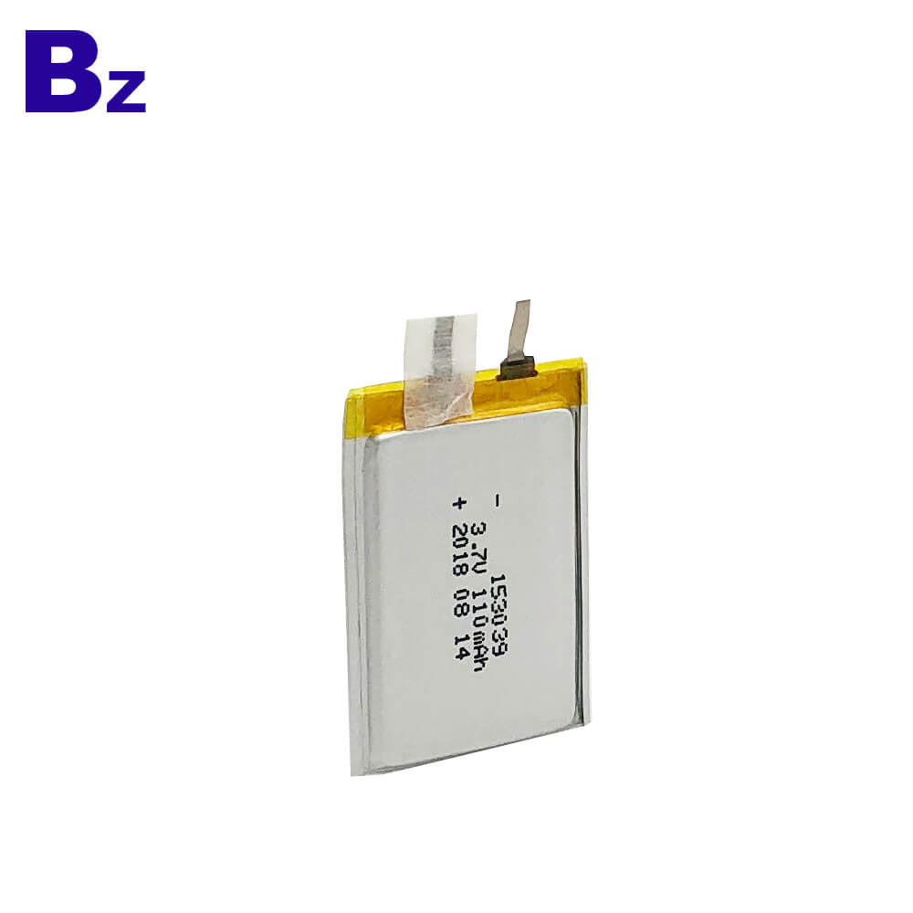 BZ 153039 110mAh 3.7V Polymer Li-Ion Battery