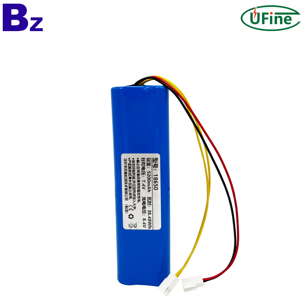 18650 2S2P 7.4V 5200mAh Battery