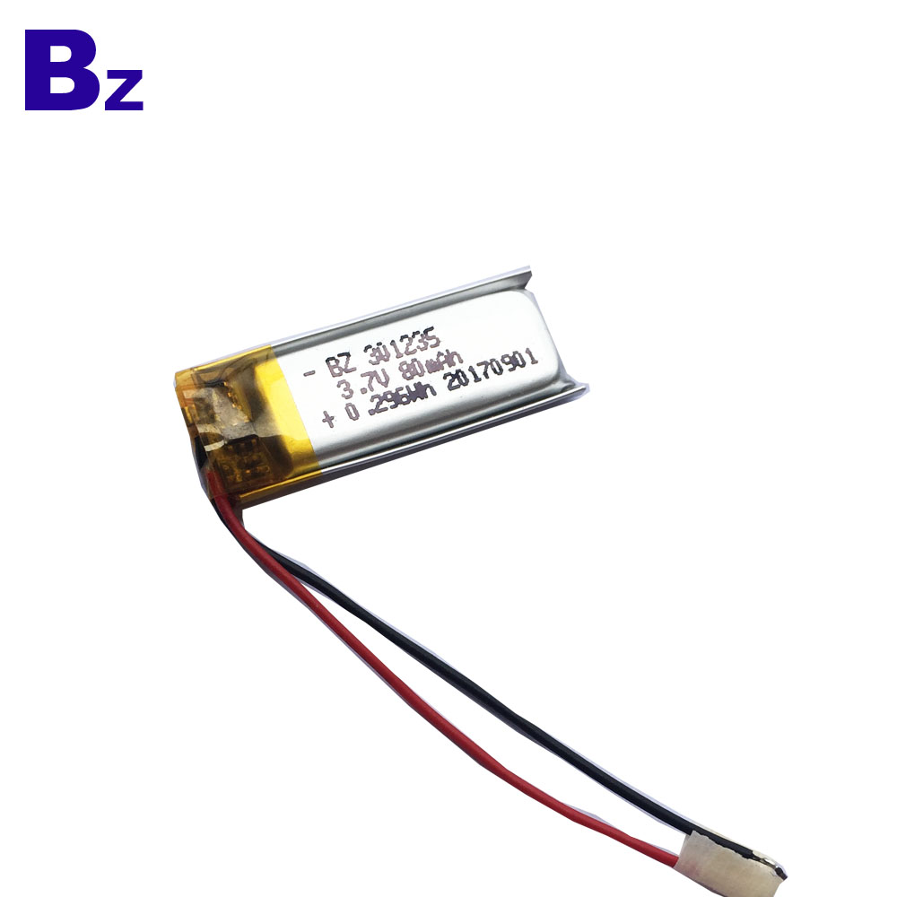 3.7V 80mAh LiPo Battery