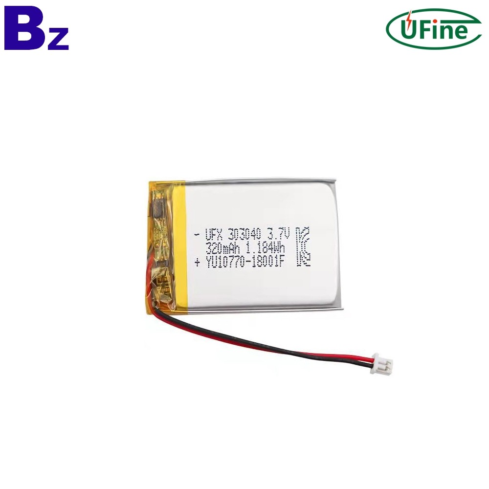 320mAh Smart Home Equipment  Li-po Battery