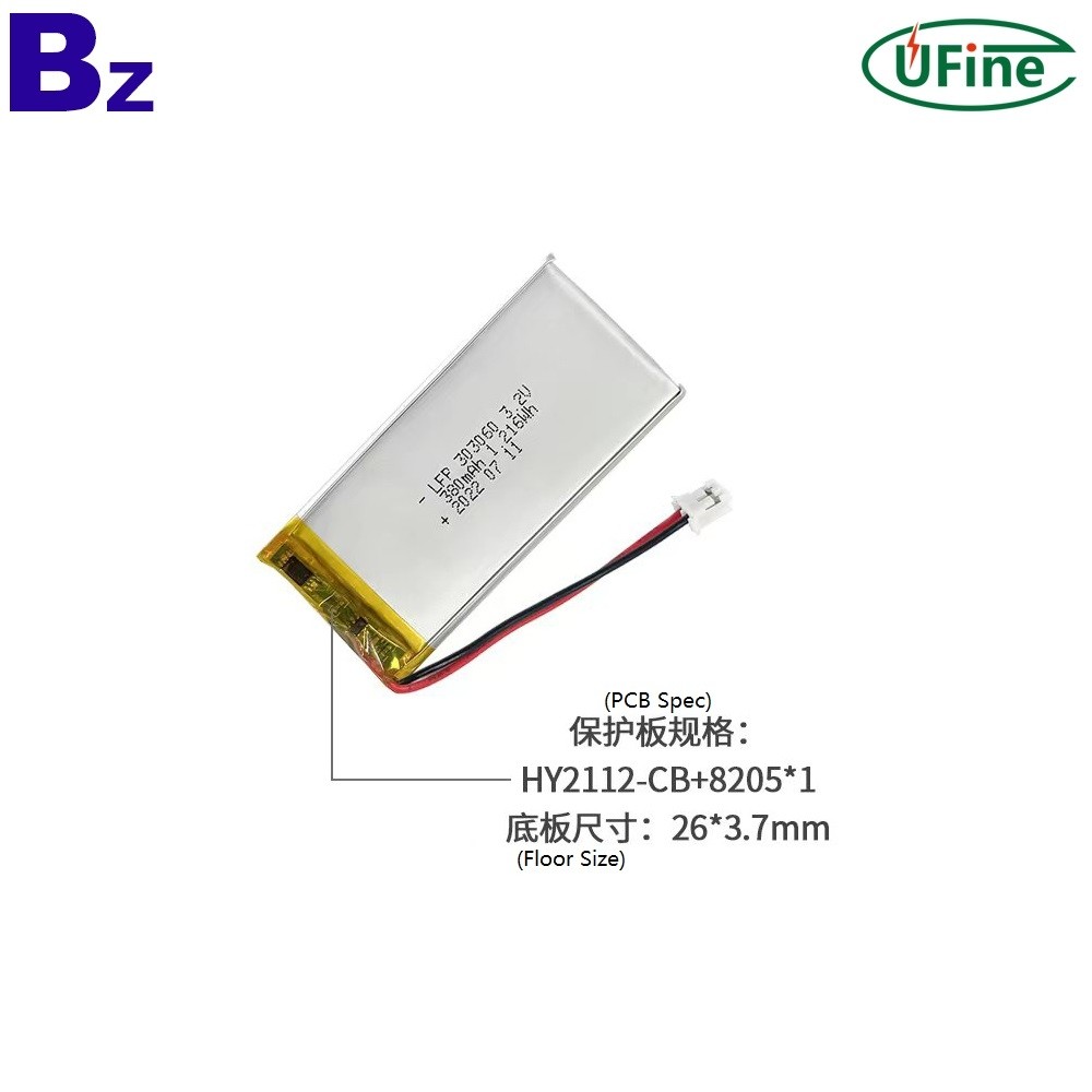 380mAh Portable Medical Equipment Battery