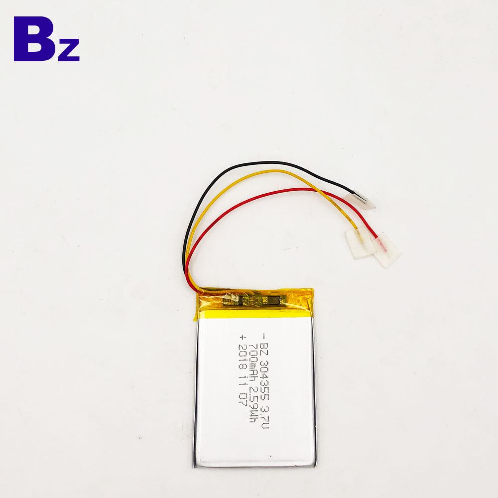 BZ 304355 700mAh 3.7V Lipo Battery