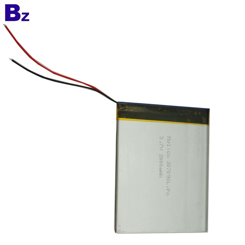 307090 3.7V 2000mAh Lithium-ion Polymer Battery