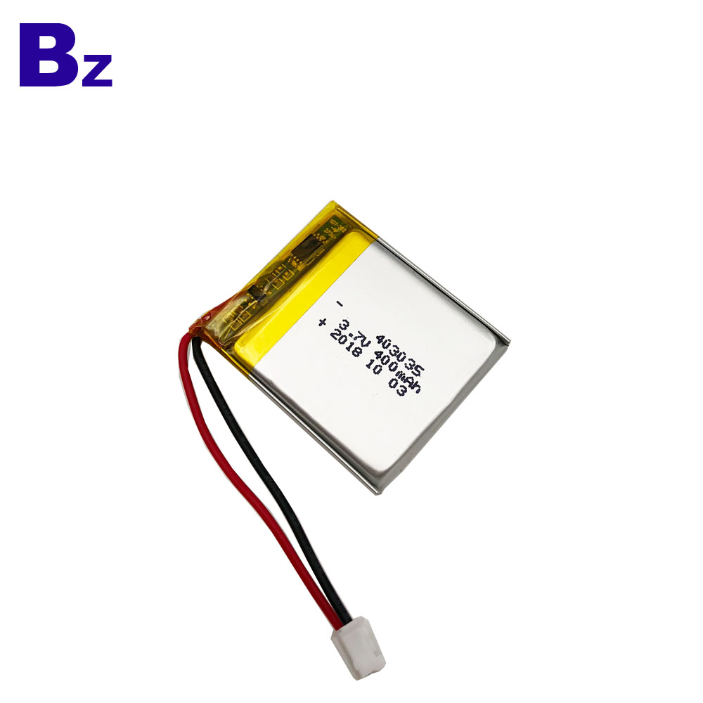 403035 400mah 3.7V Rechargeable Li-ion Battery