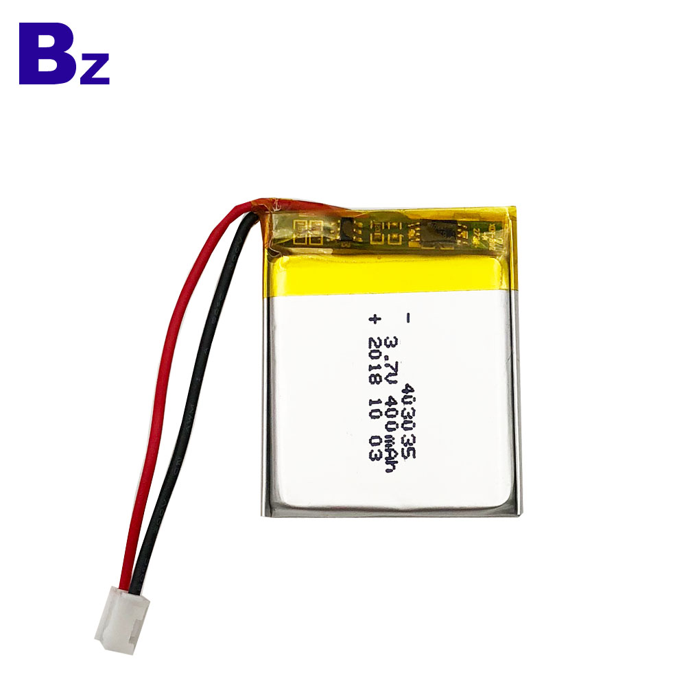 403035 400mah 3.7V Rechargeable Li-ion Battery