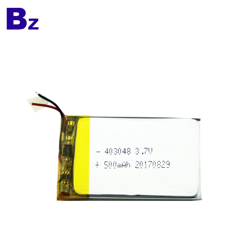 403048 500mAh 3.7V Li-Polymer Battery