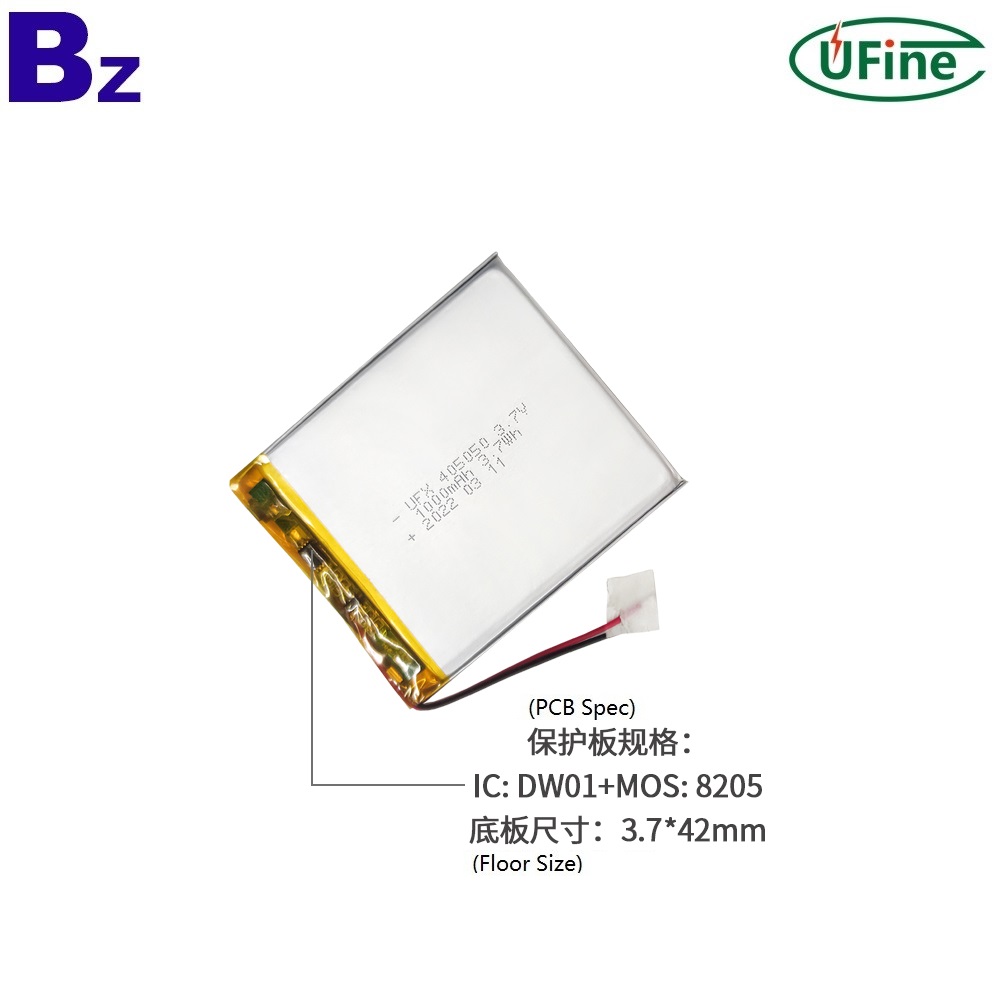 405050 1000mAh 3.7V Lithium-ion Polymer Battery