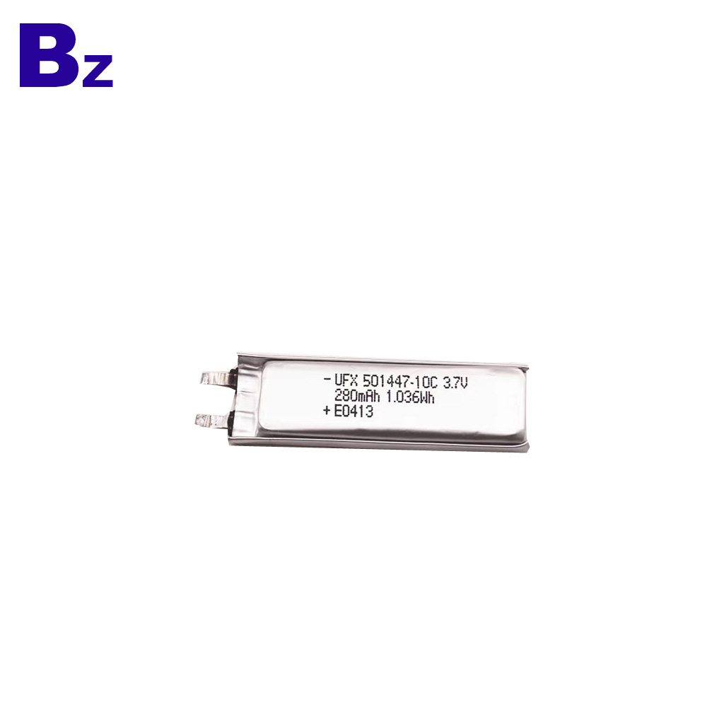 501447 10C 3.7v 280mAh Lipo Battery