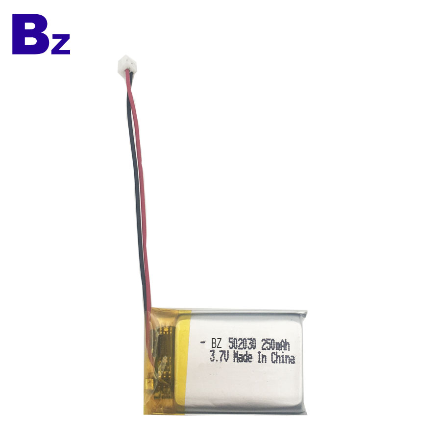 502030 250mAh 3.7V Li-Polymer Battery