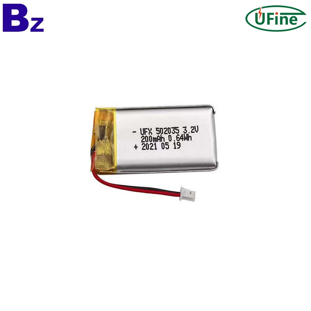 Customized 200mAh 3.2V Beauty Instrument Battery