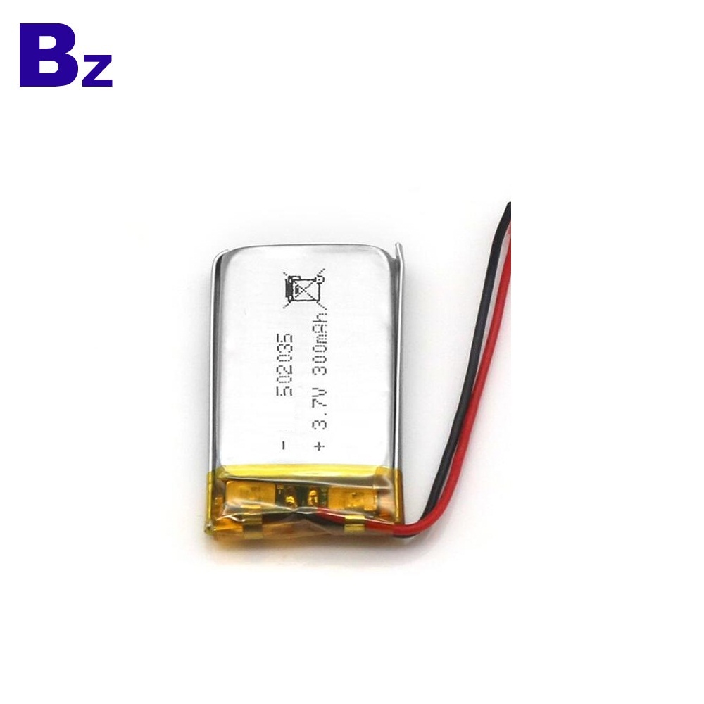 300mAh 3.7V Li-ion Battery