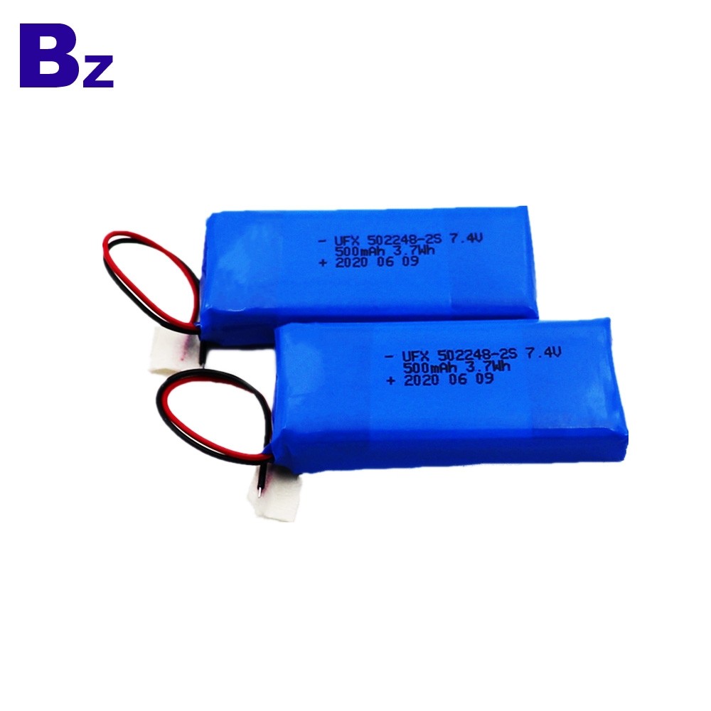 China Supplier Customized 500mAh Lipo Battery