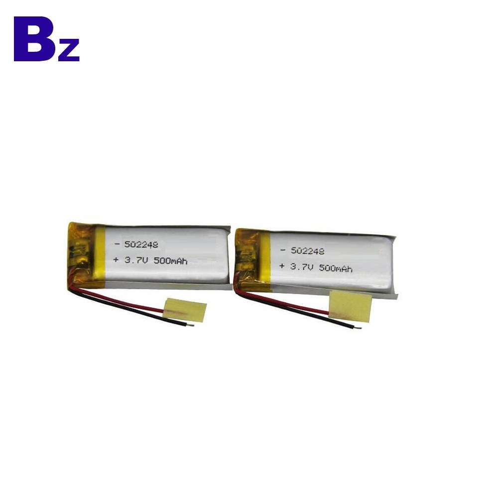 502248 500mAh 3.7V Li-ion Battery