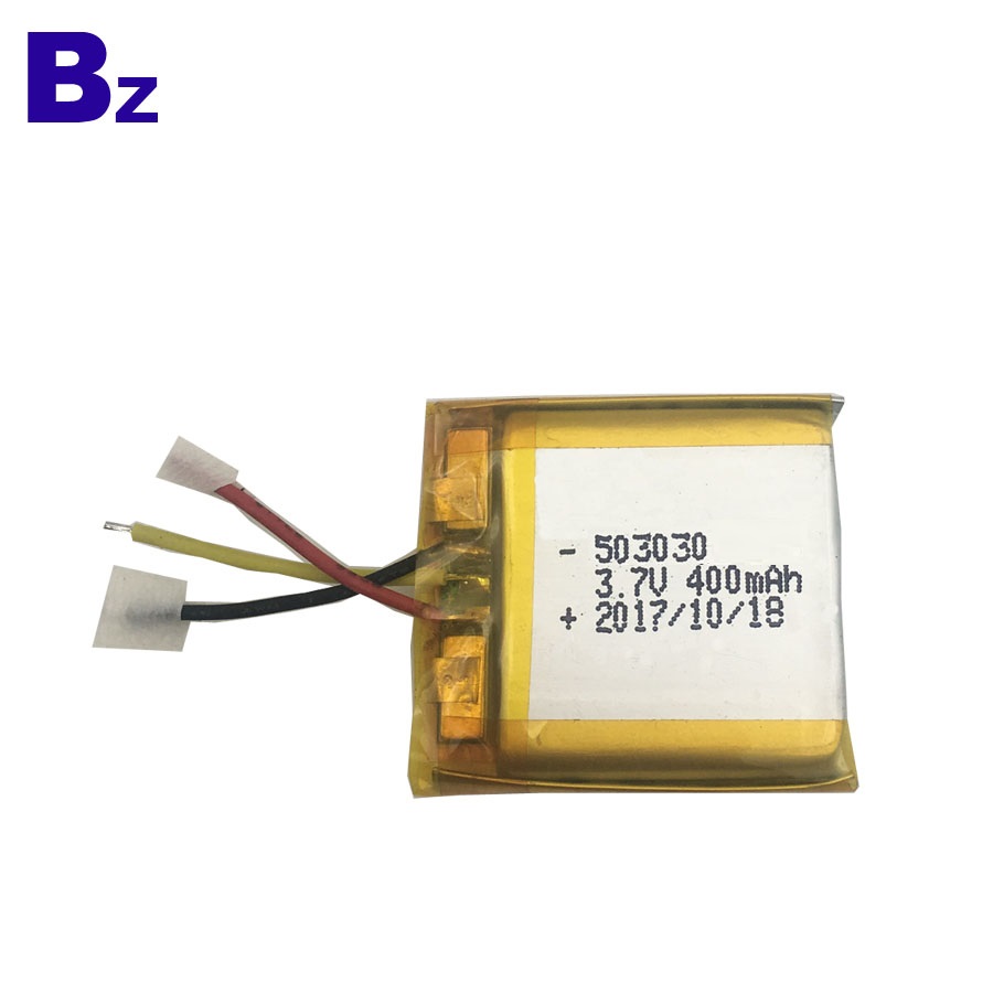 503030 400mAh 3.7V Li-Polymer Battery