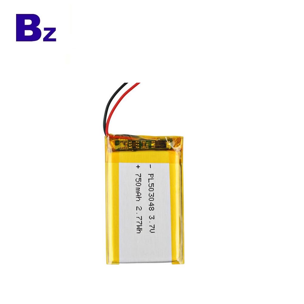 503048 750mAh 3.7V Li-polymer Battery