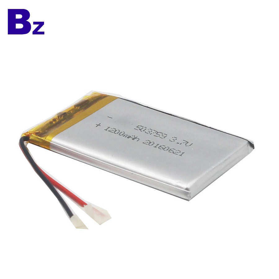 503759 1200mAh 3.7V Rechargeable LiPo Battery