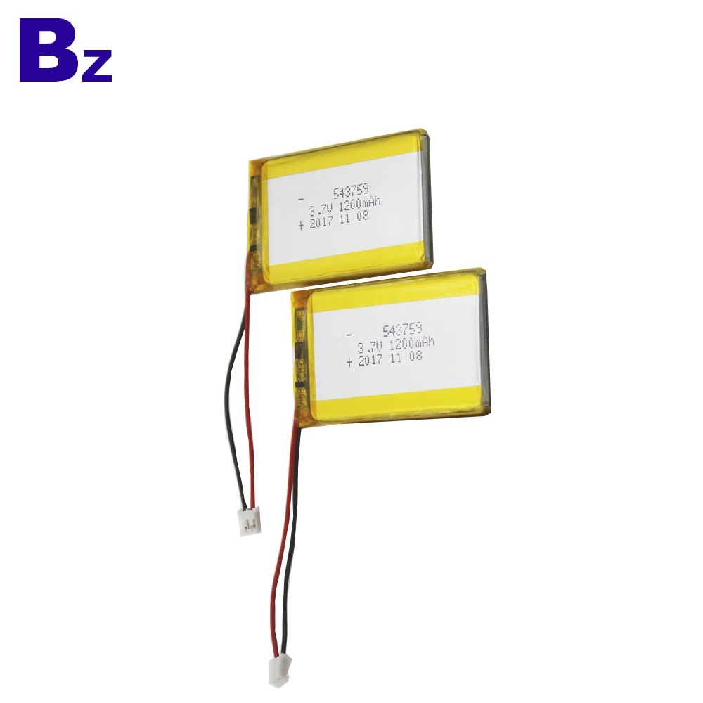 1200mAh Li-ion Polymer Batteries For GPS