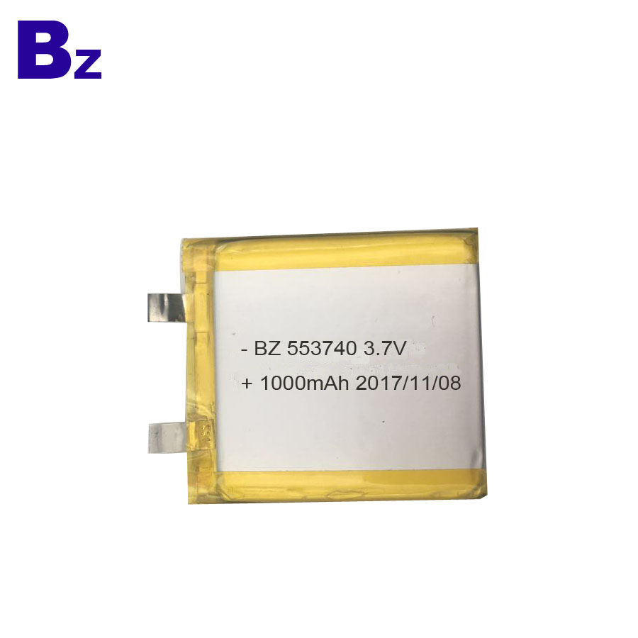 553740 1000mAh 3.7V Li-Polymer Battery