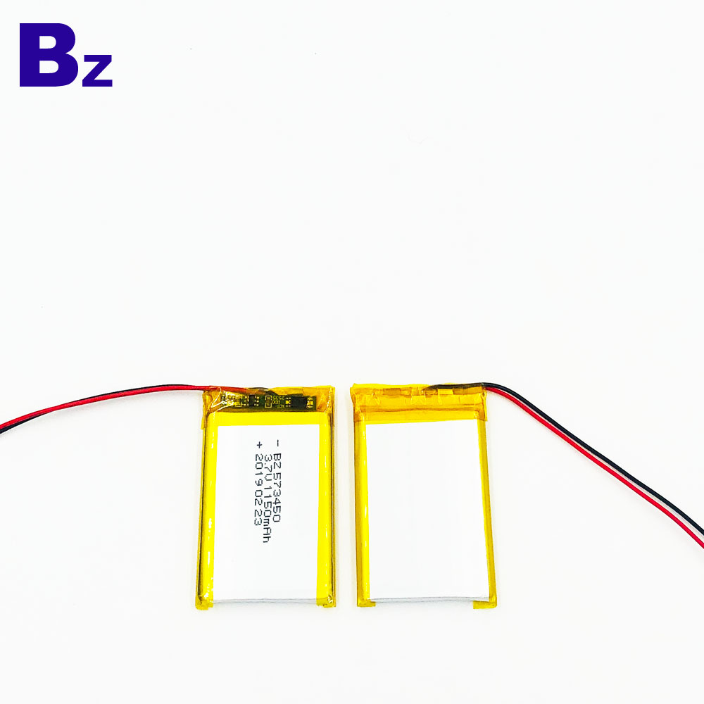 573450 1150mAh 3.7V Polymer Li-ion Battery