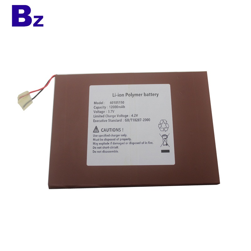 BZ 60105150 12000mAh 3.7V Lipo Battery