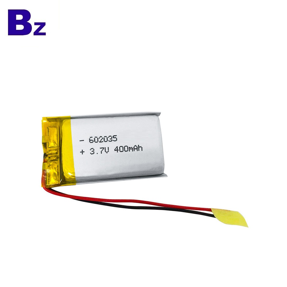 BZ 602035 400mAh 3.7V Li-ion Battery