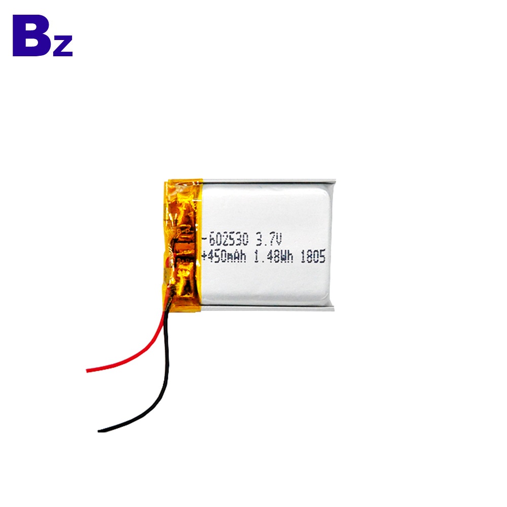 450mAh Li-ion Battery 602530 With KC Certificate