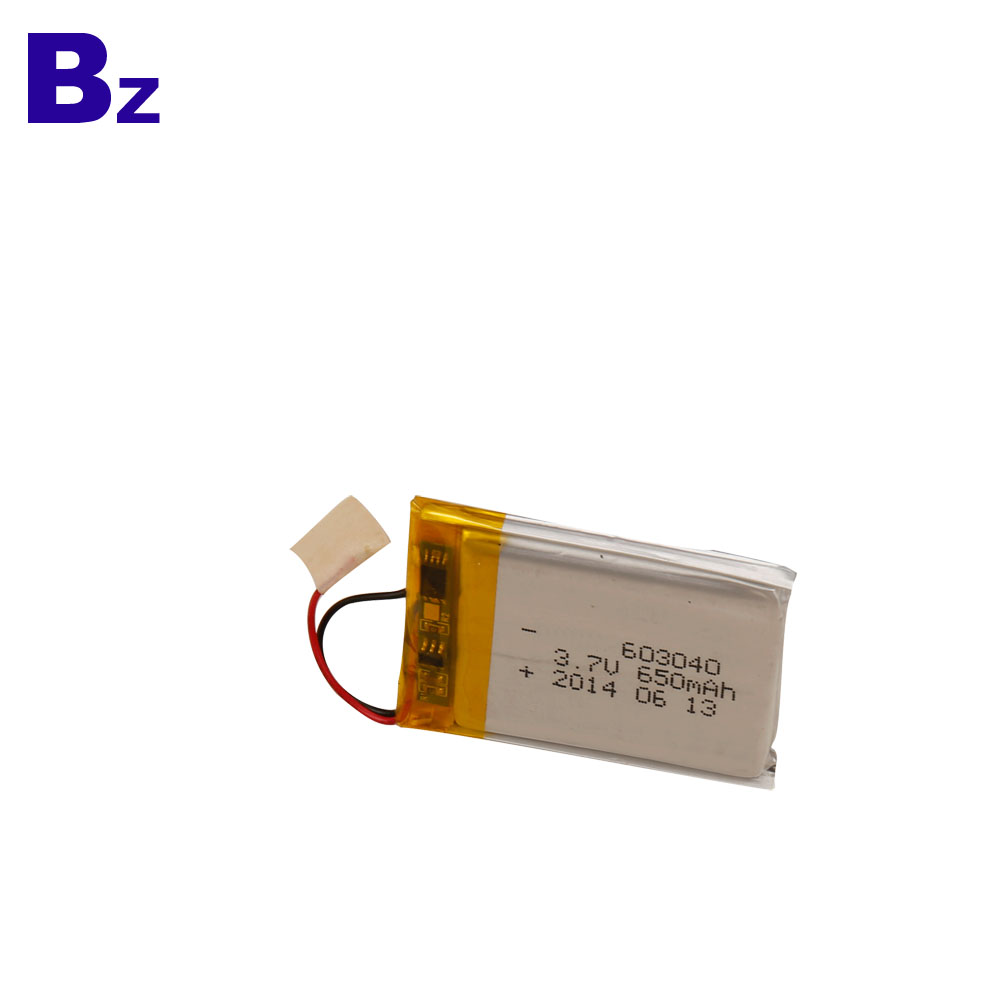 650mAh 3.7V Lipo Battery for Atomizing Device