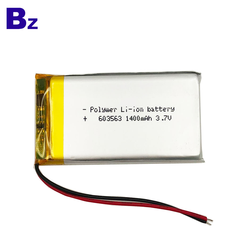 BZ 603563 1400mAh 3.7V Lipo Battery