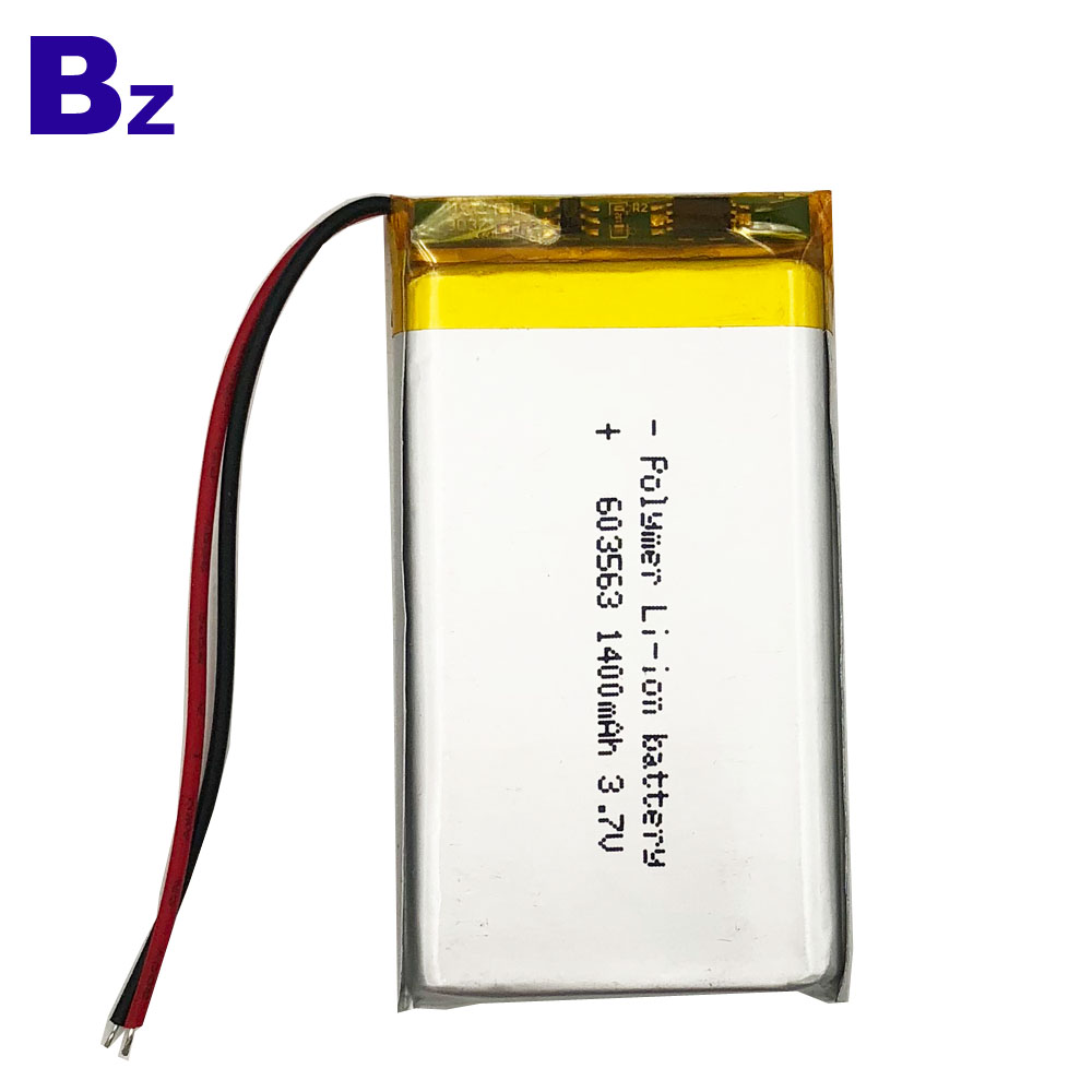 ODM Rechargeable Battery 1400mAh 3.7V