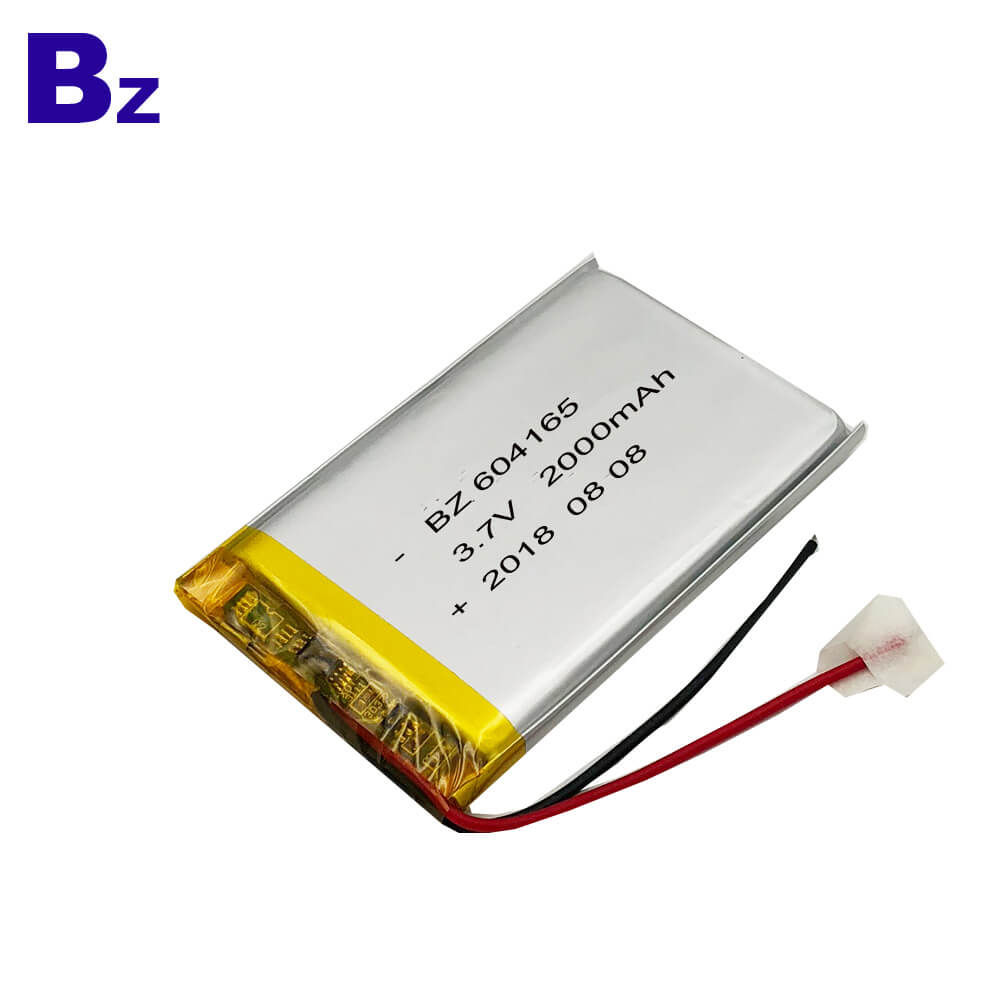 2000mAh 3.7V Polymer Li-ion Battery