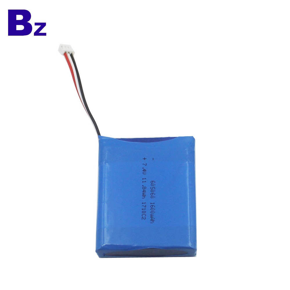 605060-2S 7.4V 1600mAh Polymer Li-ion Battery