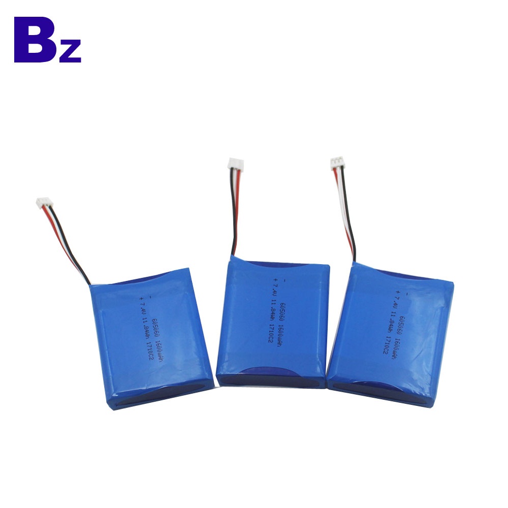 Hot Selling Rechargeable Lipo Battery 7.4V 1600mAh