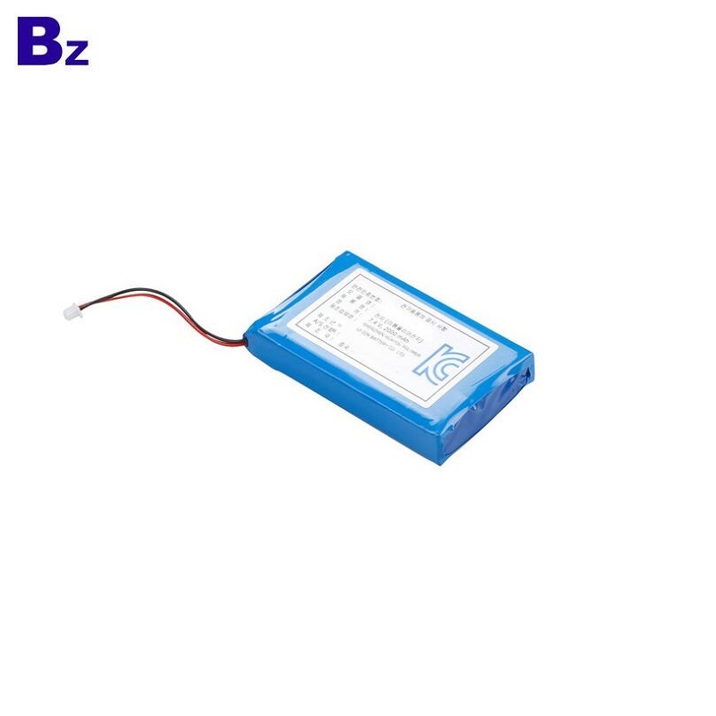 654165 7.4V 2000mAh Rechargeable Lipo Battery