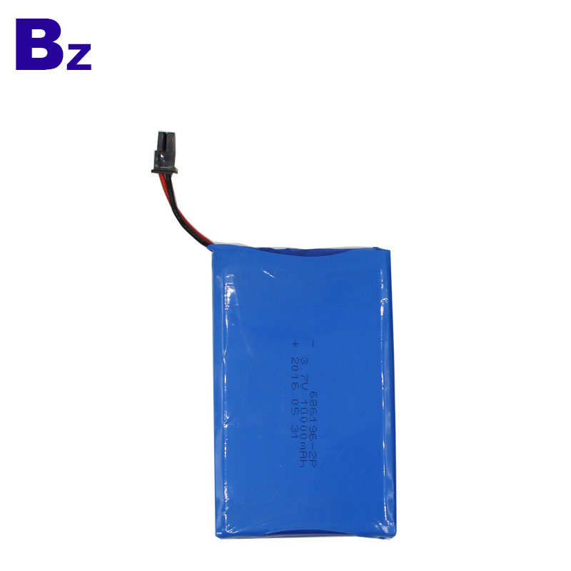 686196 2P 10000mAh 3.7V Li-ion Polymer Battery Packs