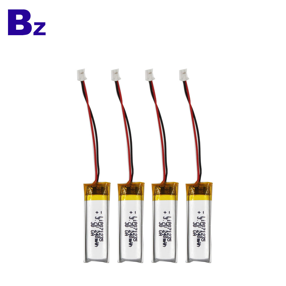 BZ 701235 240mAh 3.7V Li-ion Battery