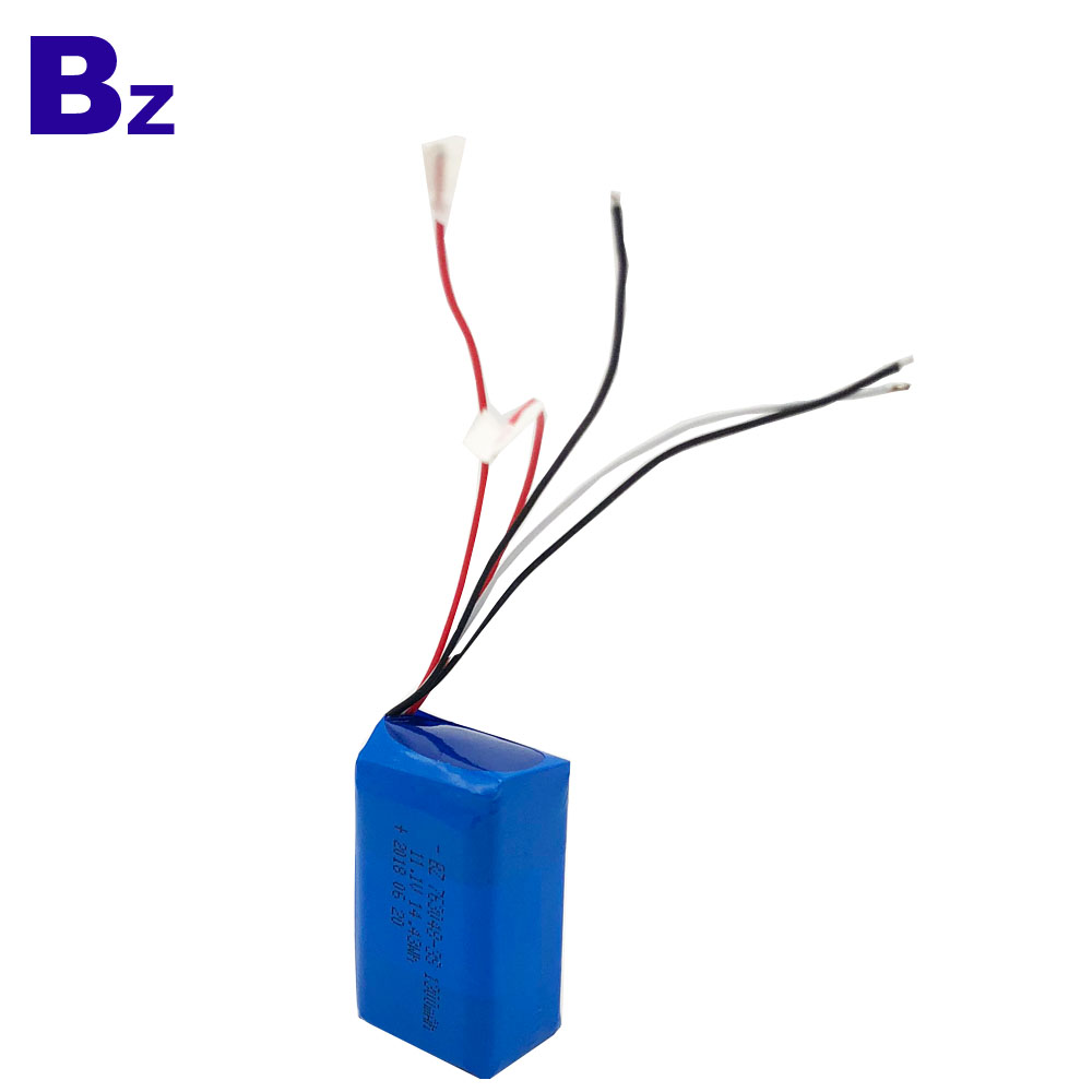 763048 3S 11.1V 1300mAh Li-ion Polymer Battery Pack