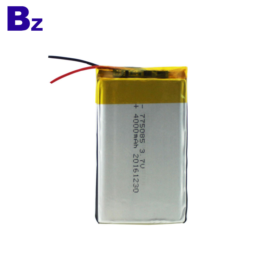 4000mAh 3.7V Polymer Li-Ion Battery