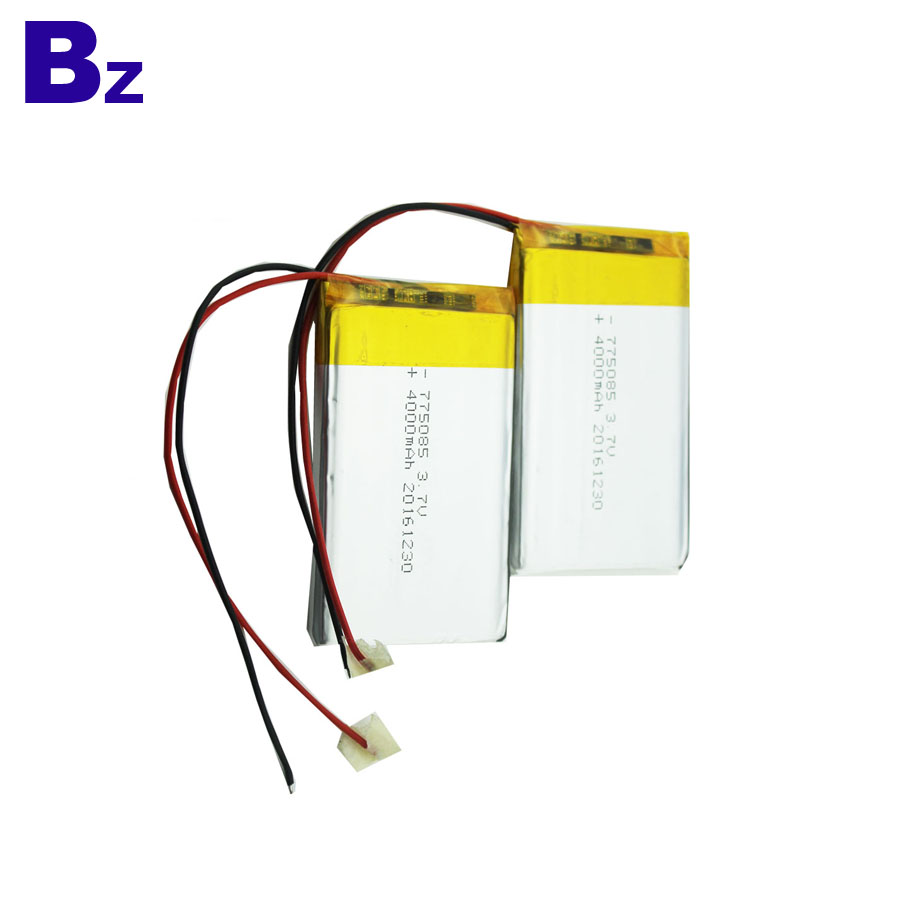 Customized Rechargeable Lipo Battery 4000mAh 3.7V
