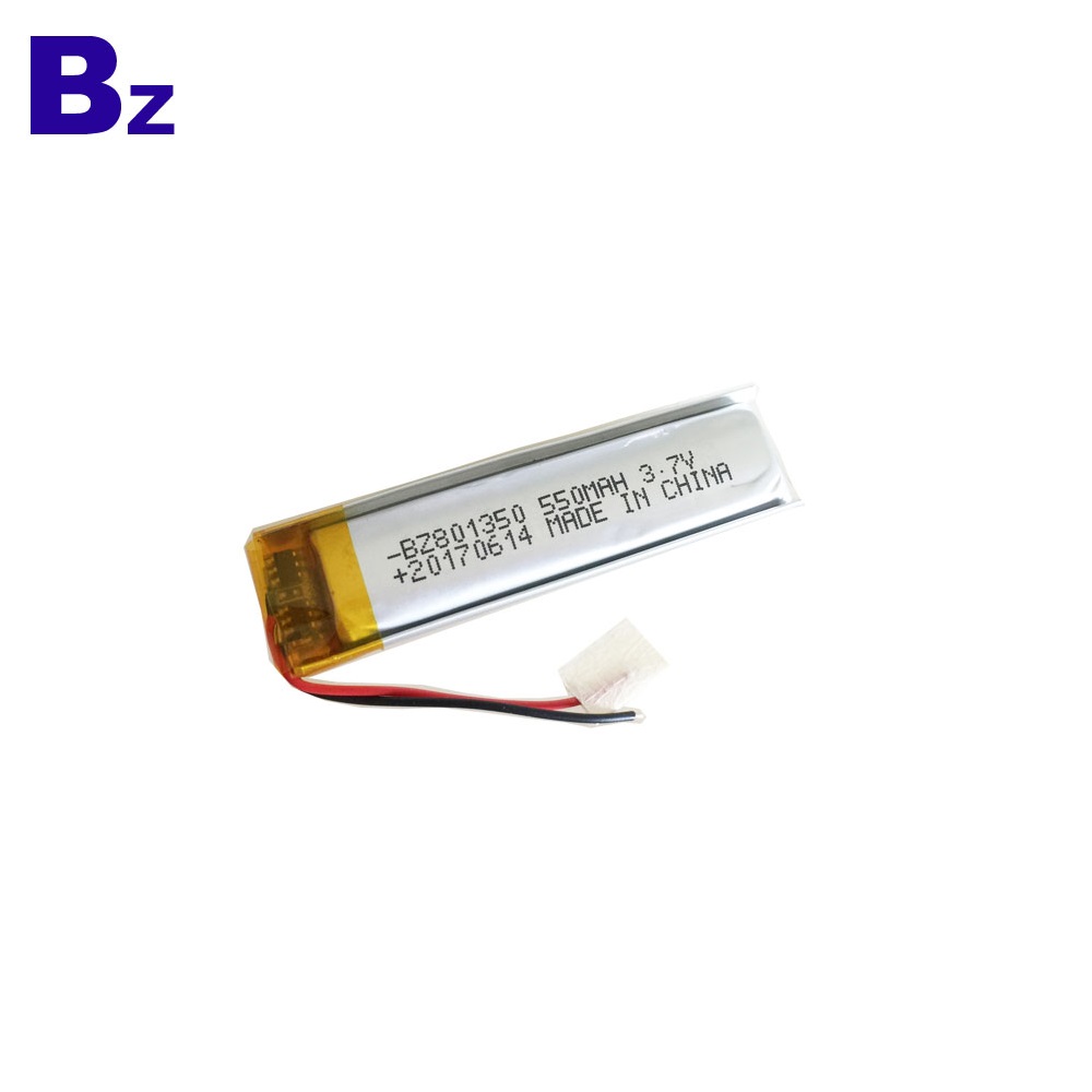 550mah 3.7V Rechargeable Lipo Battery Pack