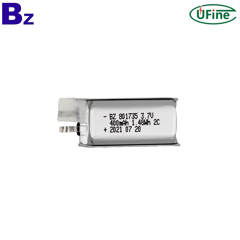  Manufacturer Supply 400mAh Lithium Batteries