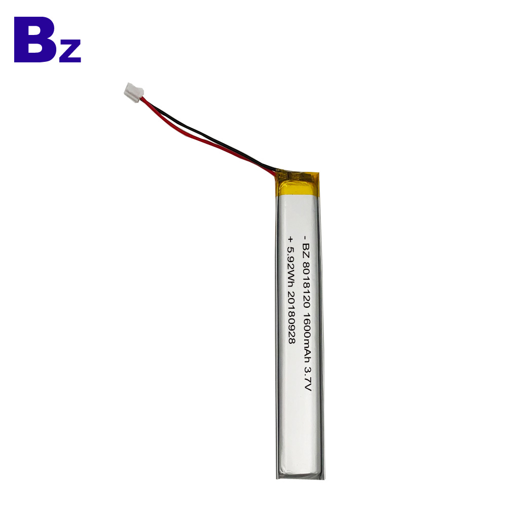 BZ 8018120 1600mAh 3.7V Lipo Battery