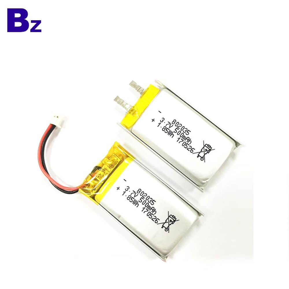 500mAh Lipo Battery for Tachograph