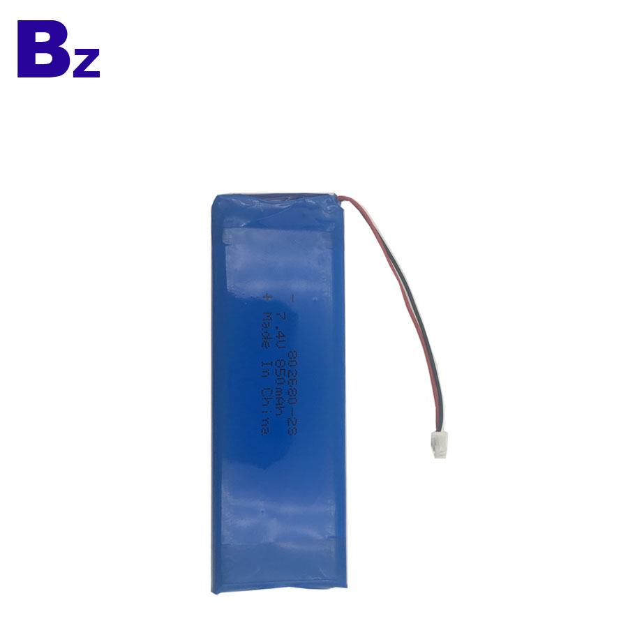 Supply Rechargeable LiPo Battery 850mAh 7.4V