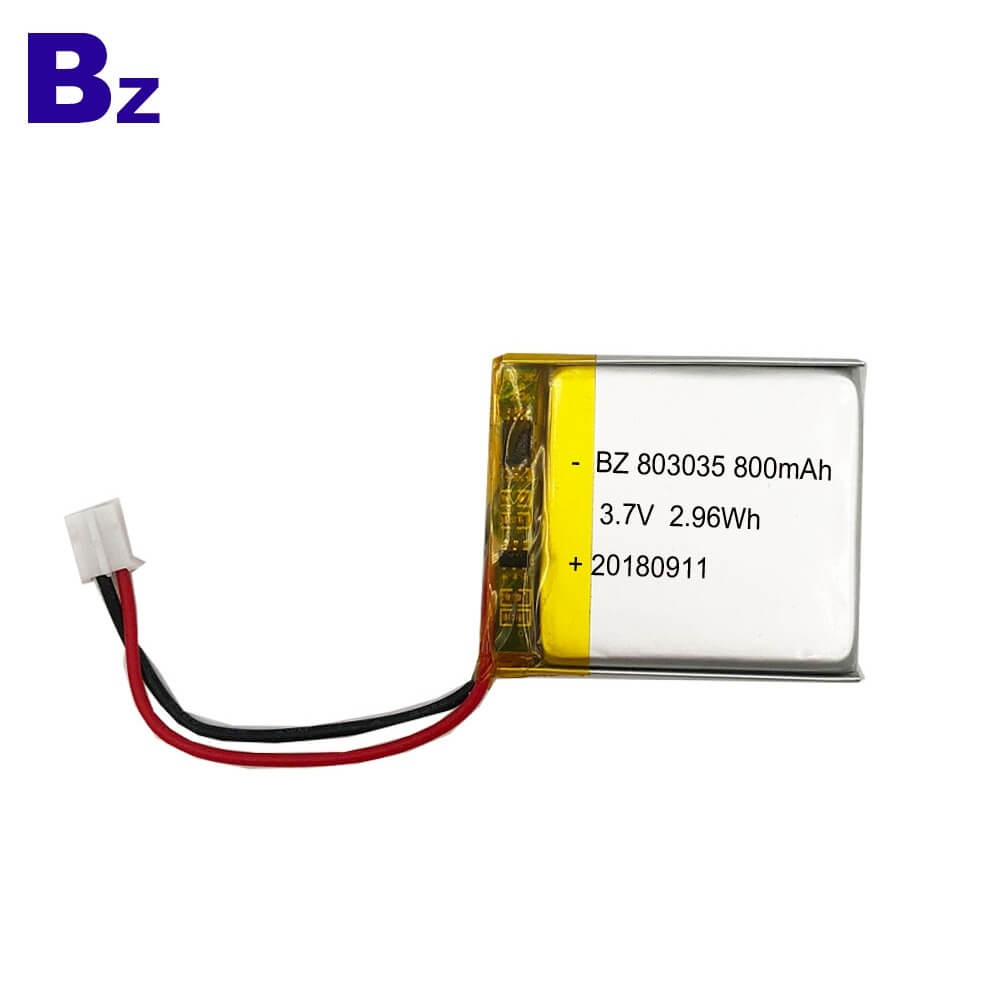 BZ 803035 800mAh 3.7V Lipo Battery