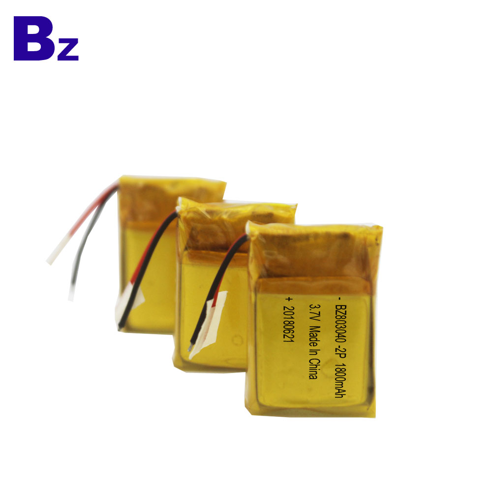 803040 2P 1800mAh 3.7V Lipo Battery